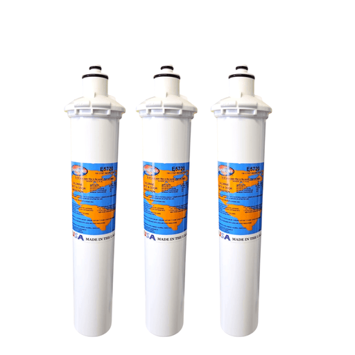 Omnipure E5720 14"x2.5" E-Series 1 Mic Carbon Block Filter Carbon| Chlorine Taste & Reduction 14" Omnipure 3 Pack 