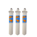 Omnipure E5786 14"x2.5" E-Series GAC / 4oz Phosphate Scale Inhibitor Filter Carbon + Phosphate|Chlorine & Scale Inhibitor 14" Omnipure 3 Pack 
