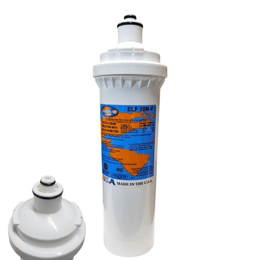 ELF 10M-P Omnipure 4" x 12.5" 10 Mic Carbon Block Filter (Everpure-Compatible) ELF | Carbon + Phosphate Omnipure