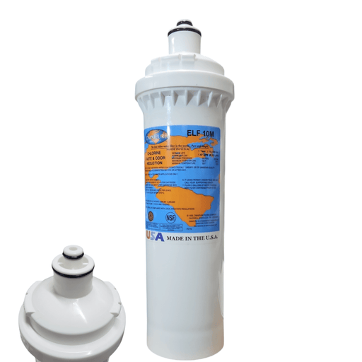 ELF-5M Omnipure 4" x 12.5" 10 Mic Carbon Block Filter (Everpure-Compatible) ELF | Carbon| Chlorine Reduction Omnipure 1 Pack