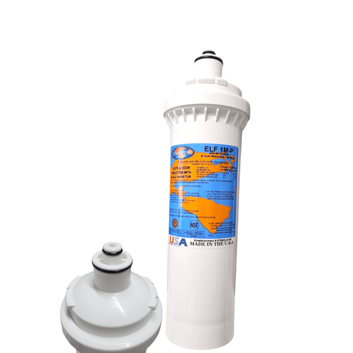 ELF 1M-P-W Omnipure 4" x 12.5" 1 Mic Carbon Block Filter W/Sediment Wrap (Everpure-Compatible) ELF | Carbon + Phosphate Omnipure 1 Pack 