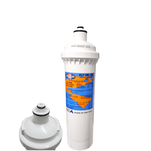 ELF 1ML-AM Omnipure 4" x 12.5" 1 Mic Carbon Block Filter (Everpure-Compatible) ELF | Carbon| Chlorine Reduction Omnipure 1 Pack