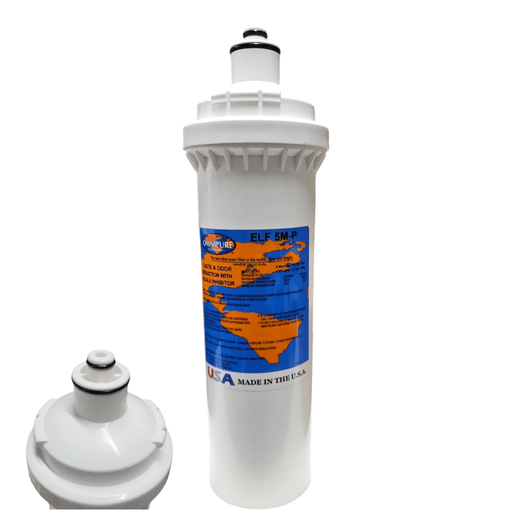 ELF 5M-P Omnipure 4" x 12.5" 5 Mic Carbon Block Filter (Everpure-Compatible) ELF | Carbon + Phosphate Omnipure 1 Pack