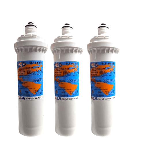 ELF 5M SB Omnipure 4" x 12.5" 5 Mic Carbon Block; SB Filter (Everpure-Compatible) ELF | Carbon| Chlorine Reduction Omnipure
