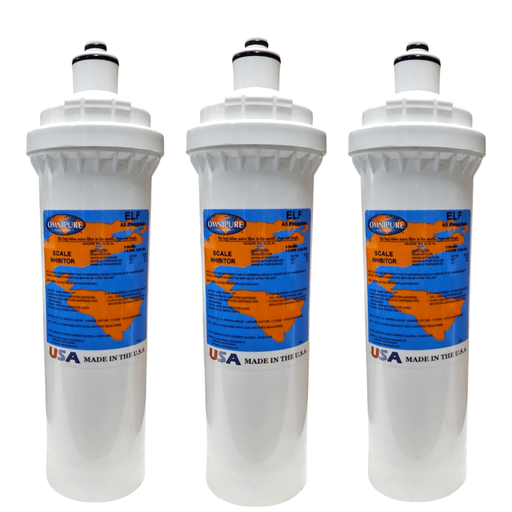 ELF PHOS Omnipure 4" x 12.5" 10 Mic Carbon Block Filter (Everpure-Compatible) ELF | Carbon + Phosphate Omnipure