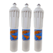 Omnipure ELF XL 10M-P 10 Mic Carbon Block Water Filter 15" (Everpure-Compatible) Carbon + Phosphate|Chlorine & Scale Inhibitor Omnipure 3 Pack 