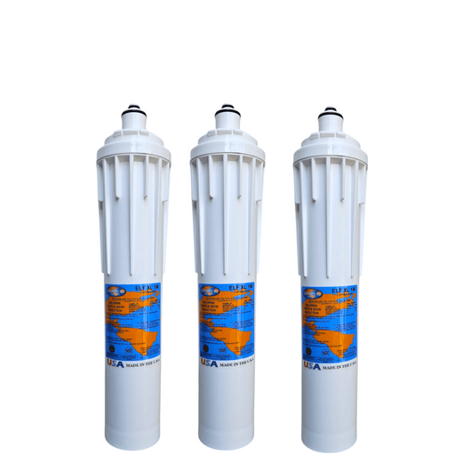 Omnipure ELF XL 1M 1Mic Carbon Block Water Filter 15" (Everpure-Compatible) Carbon | Chlorine Taste Reduction Omnipure 3 Pack 