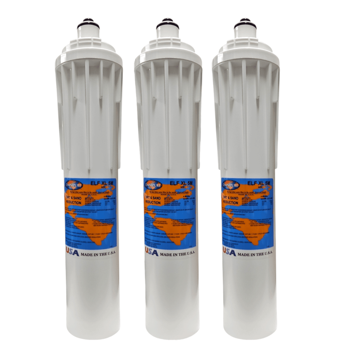 Omnipure ELF XL-1M SED 1 Mic Carbon Block Water Filter 15" (Everpure-Compatible) ELF XL |Sediment Filter| Dirt Reduction 15" Omnipure 