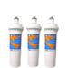 Omnipure ELF 1M-KDF 4" x 12.5" 1 Mic Carbon Block W/KDF Filter (Everpure-Compatible) ELF-Series |KDF + Carbon| Chlorine Bacteria Reduction Omnipure 3 Pack 