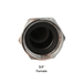 3/4" FIP Falcon Corrugated Super-Flex Water Heater Connector, 3/4" ID (36" Length) Falcon FF-36" 3/4" Female SS Flex Connectors Falcon Stainless 