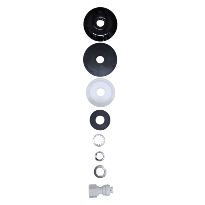 Puroflo FLR-668BB Filtered Water Faucet Finished Bright Black PuroFlo Designer Model-575 Non Air-Gap PureGen 