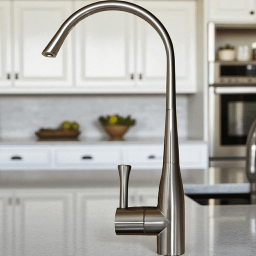 Puroflo FLR-668BN Filtered Water Faucet Finished Brushed Nickel PuroFlo Designer Model-575 Non Air-Gap PureGen