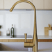 Puroflo FLR-668BSG Filtered Water Faucet Finished Brushed Gold PuroFlo Designer Model-575 Non Air-Gap PureGen 