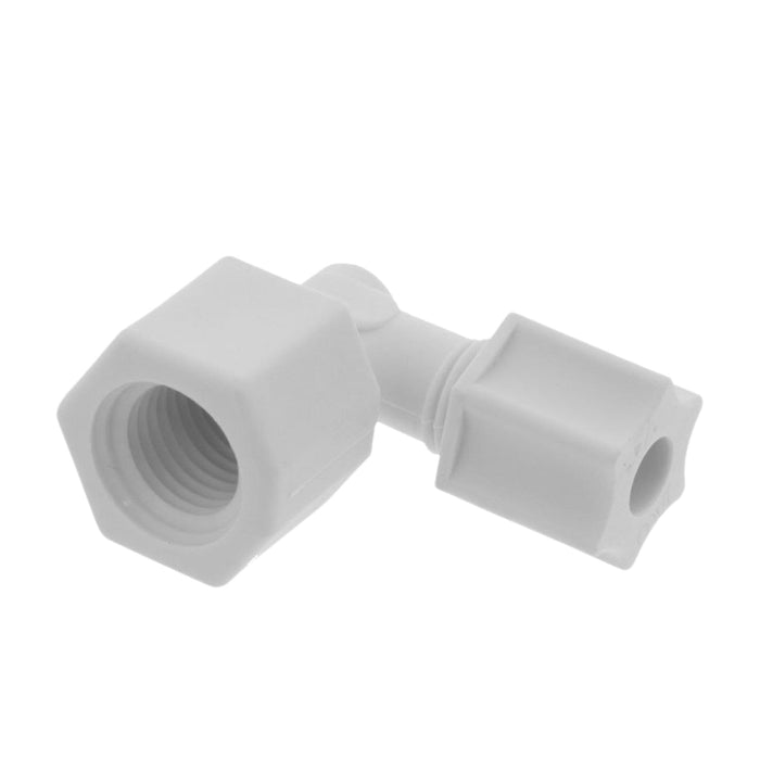 Jaco 45-8-6-N-O - Nylon Female Elbow 1/2" OD Tube x 3/8" FPT (4586NO) Nylon Female Elbow Connector Jaco 1-Pack 