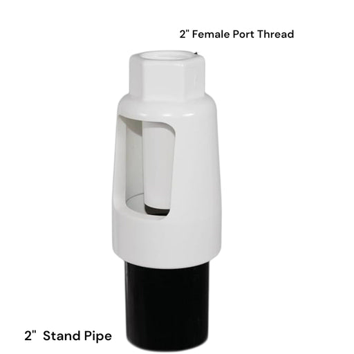 Universal Water Filter/Softener Air Gap – 2'' FIP Inlet, Fits 2''Standpipes (ET115-001, G-200, DLA) Softener Air Gap|Stand Pipe Air Gap 