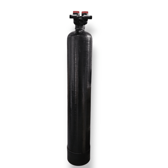 Whole House In/Out 10"x54" Upflow GAC Carbon Water Filtration System 1.5 Cu Ft. In and Out Media Tank Systems Pure Direct USA 