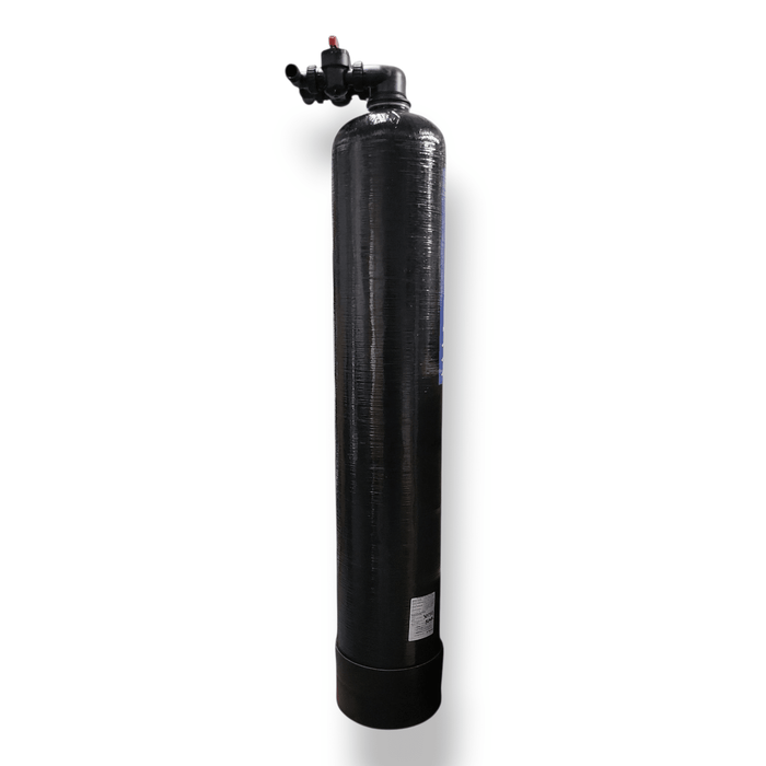 Whole House In/Out 10"x54" Upflow GAC Carbon Water Filtration System 1.5 Cu Ft. In and Out Media Tank Systems Pure Direct USA 