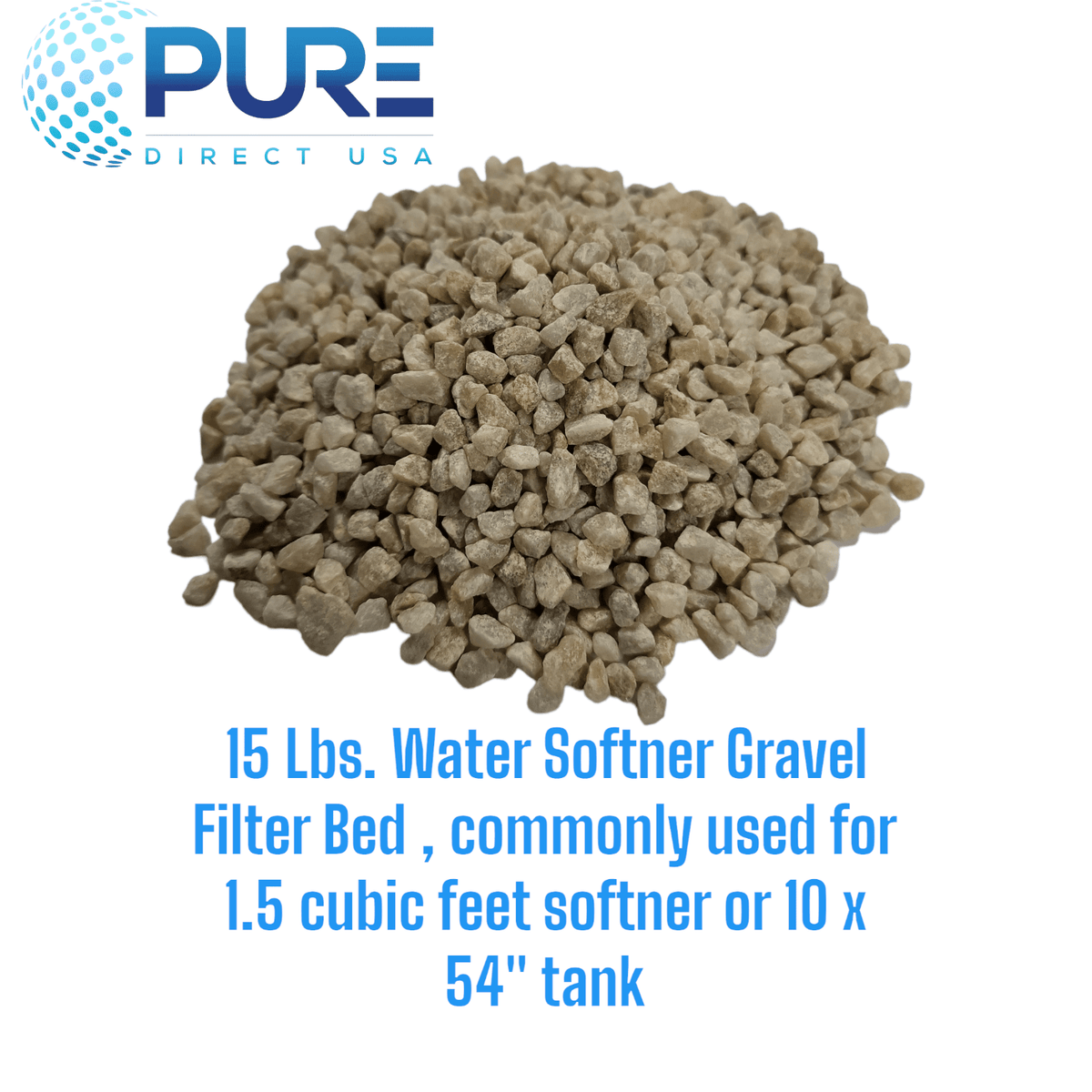 Gravel for Water Softener Under Bedding Gravel 15 pounds — PURE DIRECT USA