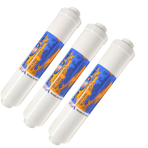 Omnipure K2501-CC 1M Dirt & Sand Reduction 10"x 2" for 3/8"FPT Dirt & Sand Removal 3/8" FPT Omnipure 3 Pack 