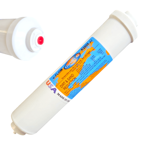 Omnipure K2505-JJ Dirt & Sand Reduction 10"x 2" for 1/4" QC Dirt & Sand Removal 1/4" Quick Connect Omnipure 1 Pack