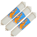 Omnipure K2529-JJ Inline GAC 10" x 2" Postfilter 1/4" Tube GAC| Chlorine Removal 1/4"Quick Connect Omnipure 3 Pack 
