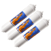 Omnipure K2548-JJ Inline All Calcite 10" x 2" Postfilter 1/4" Quick Connect All Calcite | Acid Neutralizer 1/4" Omnipure 3 Pack 