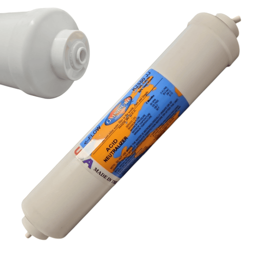 Omnipure K2550-C/C-70/30-JJ Inline Calcite / Corosex 10" x 2" Postfilter 1/4" QC Corosex|Calcites|Acid Neutralizer 1/4"QC Omnipure 1 Pack 
