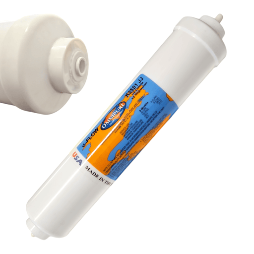 Omnipure K2551-JJ Inline Calcite / Corosex 10" x 2" 1/4"QC Corosex|Calcites|Acid Neutralizer 1/4"QC Omnipure 1 Pack 