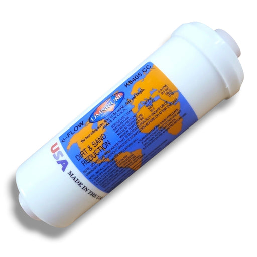 Omnipure K5405-CC Dirt & Sand Reduction 2.5"x 8" for 3/8" FPT Dirt & Sand Removal 3/8" FPT Omnipure 1 Pack 