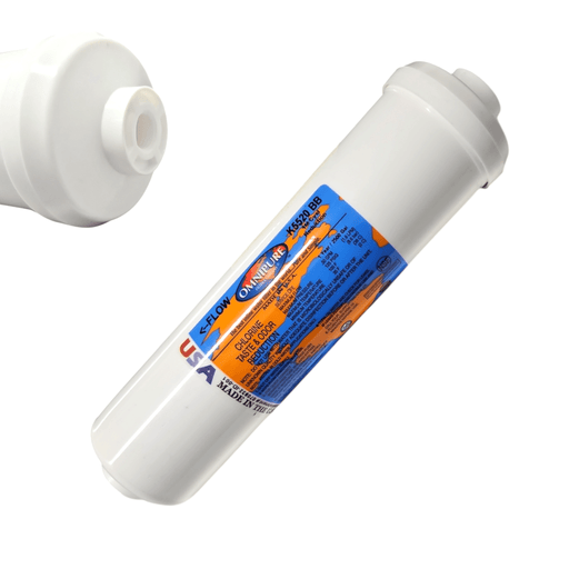 Omnipure K5520-BB Inline Carbon Block 1mic CTO/Lead/Cyst - 10 x 2.5 1/4 FPT Filter Carbon Block| Chlorine |Lead |Cyst 1/4"FPT Omnipure 1 Pack