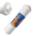 Omnipure K5520-JJ Inline Carbon Block 1mic CTO/Lead/Cyst - 10 x 2.5 1/4"QC Carbon Block| Chlorine |Lead| Cyst 1/4"QC Omnipure 1 Pack 