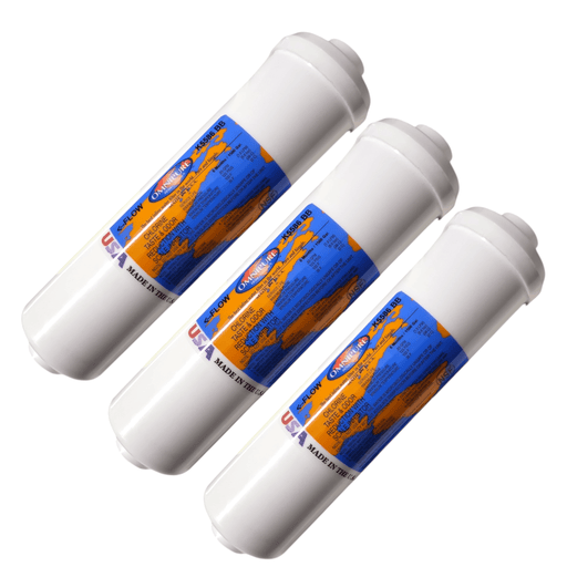 Omnipure K5586-BB Chlorine Taste & Odor Reduction With Scale Inhibitor 1/4" FPT GAC|Phosphate|Chlorine Scale Inhibitor 1/4" FPT Omnipure 3 Pack