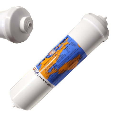 Omnipure K5586-JJ Inline Filter With Scale Inhibitor - 1/4 FQC GAC|Phosphate|Chlorine Scale Inhibitor 1/4" QC Omnipure 1 Pack 
