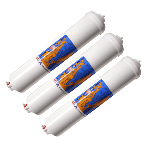 Omnipure K5605-JS Dirt & Sand Sediment Filter 1/4" Quick Connect Dirt & Sand Removal|1/4" Quick Connect Omnipure 3 Pack 
