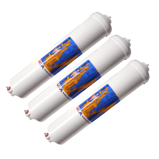 Omnipure K5605-JS Dirt & Sand Sediment Filter 1/4" Quick Connect Dirt & Sand Removal|1/4" Quick Connect Omnipure 3 Pack