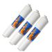 Omnipure K5621-SS Inline Carbon Block 10mic CTO/Lead/Cyst - 12 x 2.5 1/4"QC Carbon Block| Chlorine |Lead| Cyst 1/4"QC Omnipure 