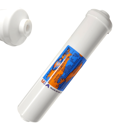 Omnipure K5622-BB Inline Carbon Block 1mic CTO/Lead/Cyst - 12 x 2.5 1/4 FPT Filter Carbon Block| Chlorine |Lead |Cyst 1/4"FPT Omnipure 1 Pack 