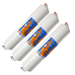 Omnipure K5651-SS 1/2 Sediment Filter 1/2 GAC Carbon media 1/4" Elbow Quick Connect Dirt & Sand Removal|1/4" Quick Connect Omnipure 3 Pack 