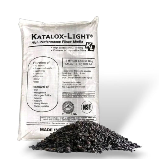 Katalox Light® Advanced Filtration Media for Iron, Manganese and Hydrogen Sulfide Removal KATALOX -Iron, Manganese Removal Katalox Light 