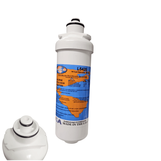 Omnipure L5420 Plus Chlorine Reduction Water Filter L-Series|Chlorine Reduction|8"Length Omnipure 1 Pack