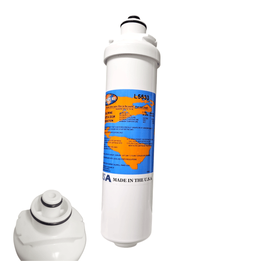 L5533 Omnipure 2.5" x 10" GAC T33 Carbon Filter L-Series|Chlorine Reduction|10"Length Omnipure 1 Pack