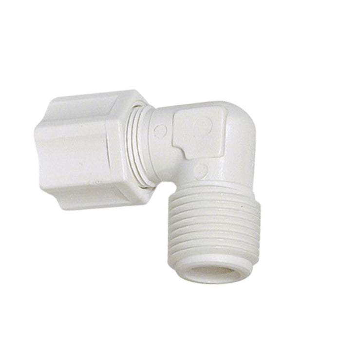 Jaco 40-6-6-N-O - Nylon Male Elbow 3/8" OD Tube x 3/8" MPT (4066NO) Nylon Male Elbow Connector Jaco 1-Pack 