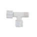 Jaco 75-8-6-P-O - Polypropylyne Male Run Tee 1/2" OD Tube x 3/8"MPT (7586PO) Polypropylene Male Run Tee Jaco 1-Pack 