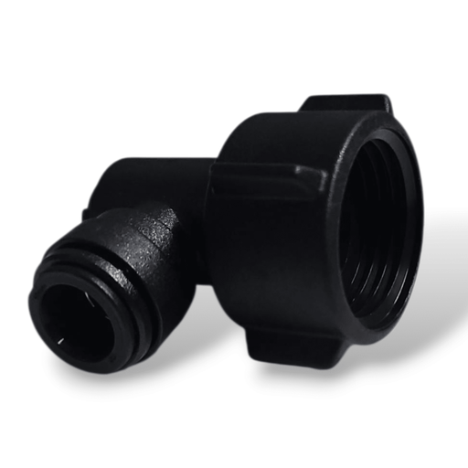 John Guest NC2723 Female Garden Hose Elbow 3/8"QC x 3/4"-11/5 NH Female Garden Hose Elbow JOHN GUEST 1-Pack 