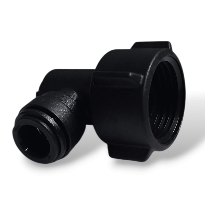 John Guest NC2723 Female Garden Hose Elbow 3/8"QC x 3/4"-11/5 NH Female Garden Hose Elbow JOHN GUEST 1-Pack 