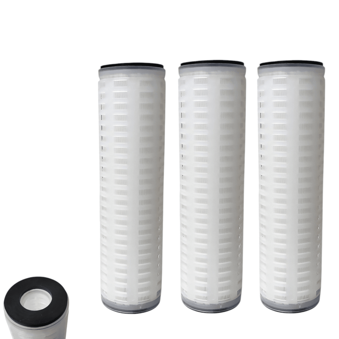 Pentek P0.2-10E, Pleated Polypropylene High Efficiency-DOE, 10' Double gasket P0.2-10E | 2.5" By 10" Pentek By Pentair 3 Pack 