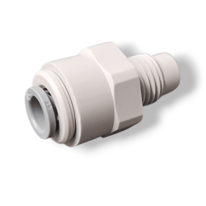 John Guest PI0108F4S Male Flare Connector - 1/4" x 1/4" MFL MALE Grey Acetal JOHN GUEST 1-PC 