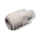 John Guest PI011202S Male Connector - 3/8" x 1/4" BSPT MALE Grey Acetal JOHN GUEST 1-PC 