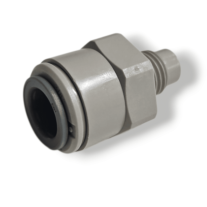 John Guest PI0112F4S Male Flare Connector - 3/8" x 1/4" MFL MALE Grey Acetal JOHN GUEST 1-PC 