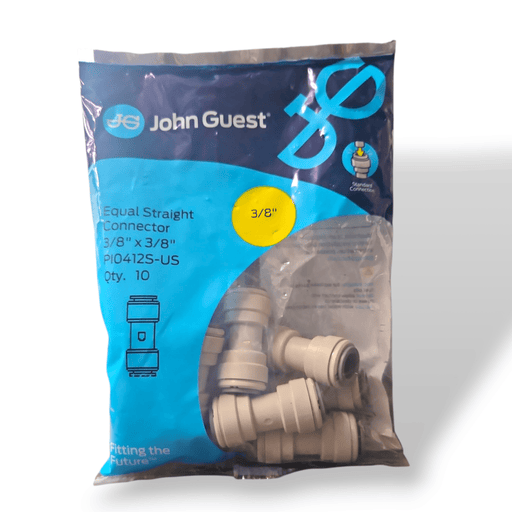 John Guest PI0412S Union Connector - 3/8 union connector JOHN GUEST 10-Pack 